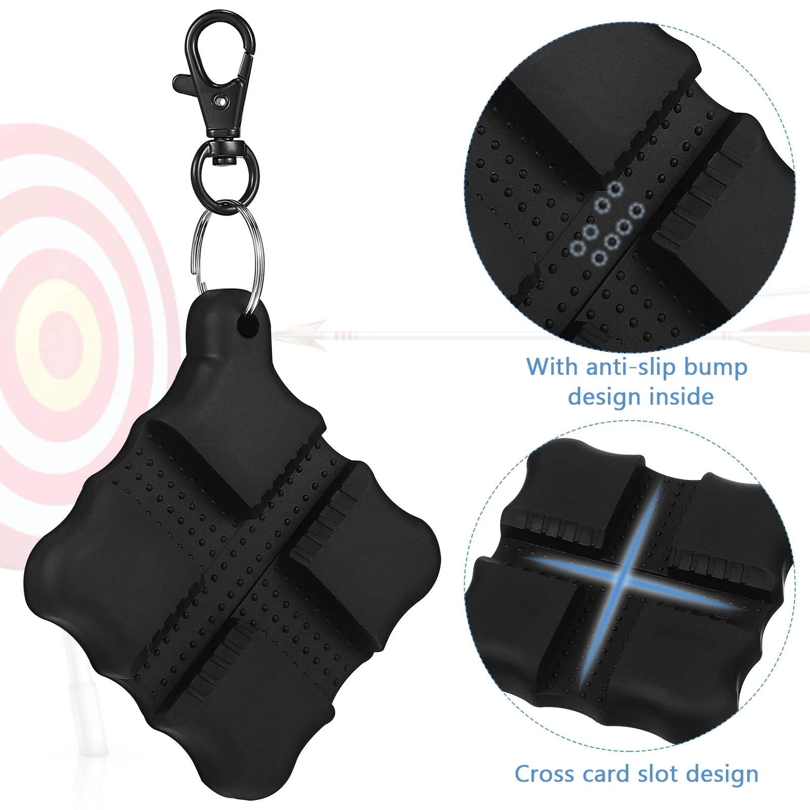 

2 pcs Arrow Puller Silicone Target Remover Hand Protector for Arrow Practice Tool Easy Release Portable