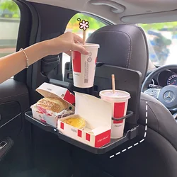 Car Back Seat PortableTray Table Foldable Car Backseat Table Organizer Car Work Dining Table Food Tray for Food And Drink