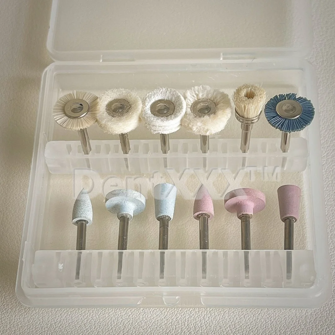 12-teiliges Polier-Set, 2,35 mm Durchmesser, Silikon-Schleifkopfbürste, Polier- und Schleifköpfe für Niedriggeschwindigkeitsanwendungen – Detail 5