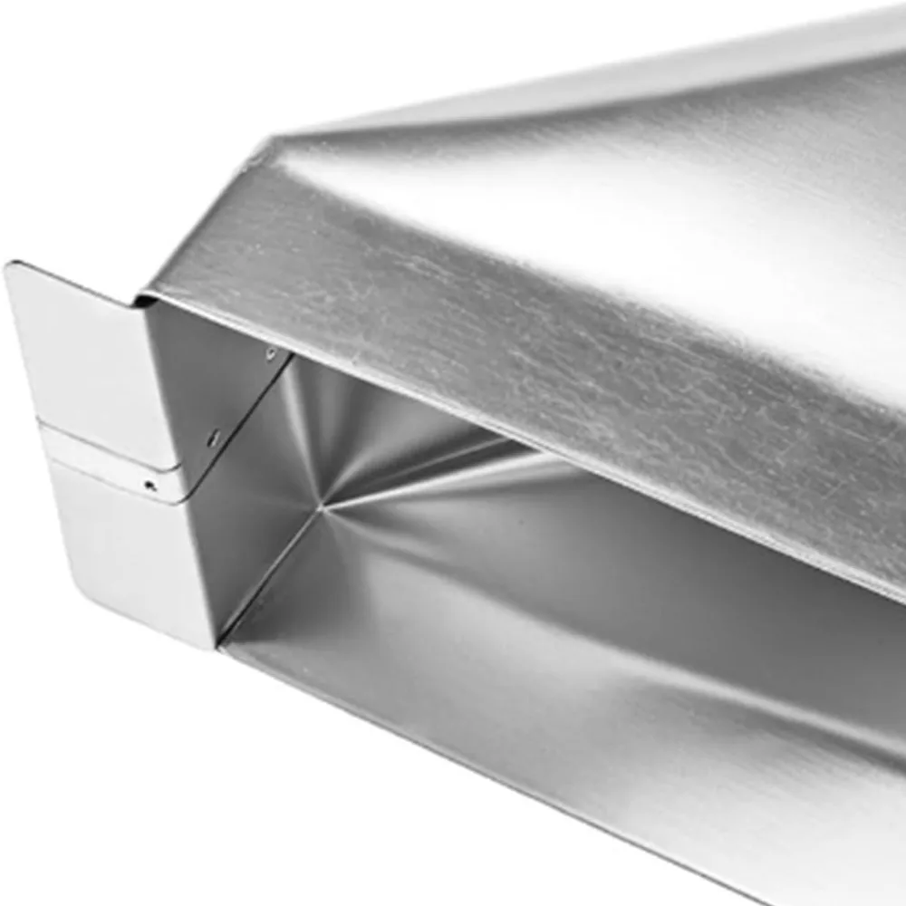 Easy Installation Microwave Vent Kit Silver Rustproof Duct Connector Galvanized Steel Exhaust Duct Fitting Exhaust Ventilation