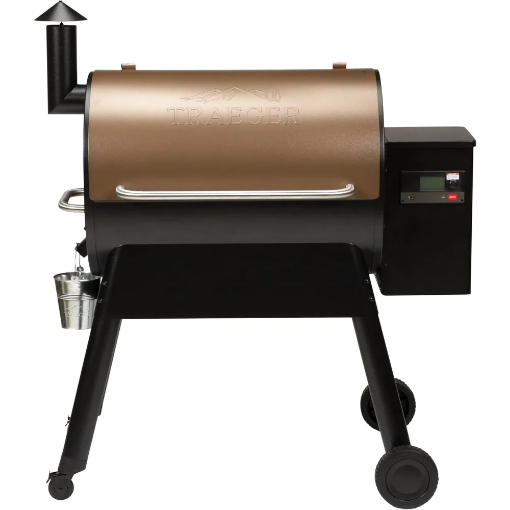 

Grills Pro 780 Electric Wood Pellet Grill and Smoker, Bronze, 780 Square Inches Cook Area, 500 Degree