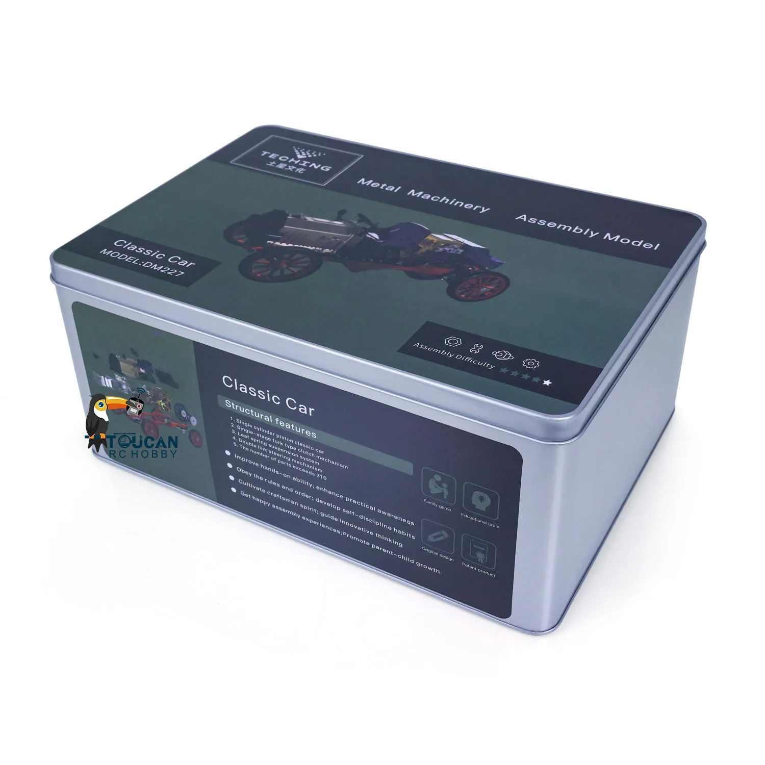 

TECHING подарки сплав моделирование двигателя классический автомобиль DIY металлические машины наборы моделей автомобилей для мальчиков TH22204