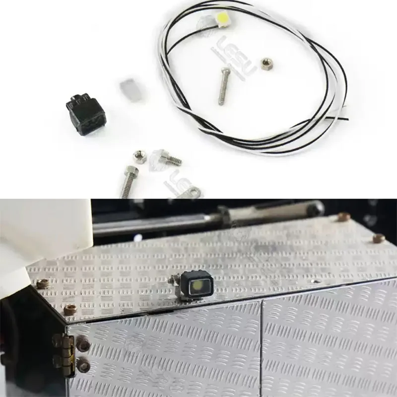 

Spotlight LED Light ABS Upgrade S-1285 For 1/14 Tamiya RCScania 770S For MAN Benz Volvo RC Trailer Tipper Equipment Rack Parts