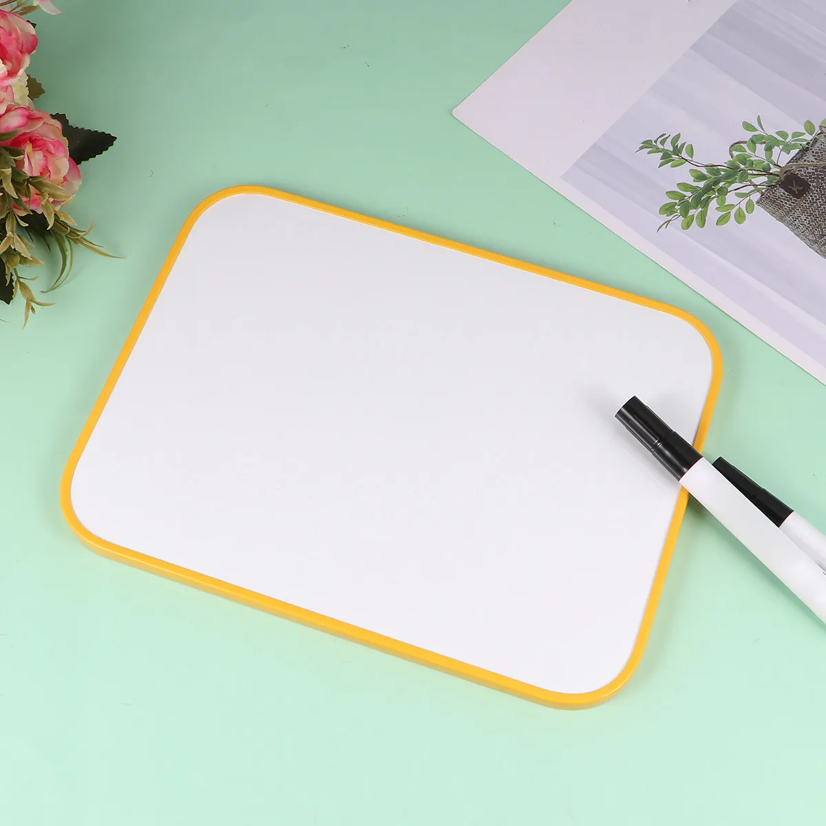 1pcs-magnetic-whiteboard-writing-board-for-learning-drawing-erasable-message-board-home-school-office-use-21x28cm-yellow