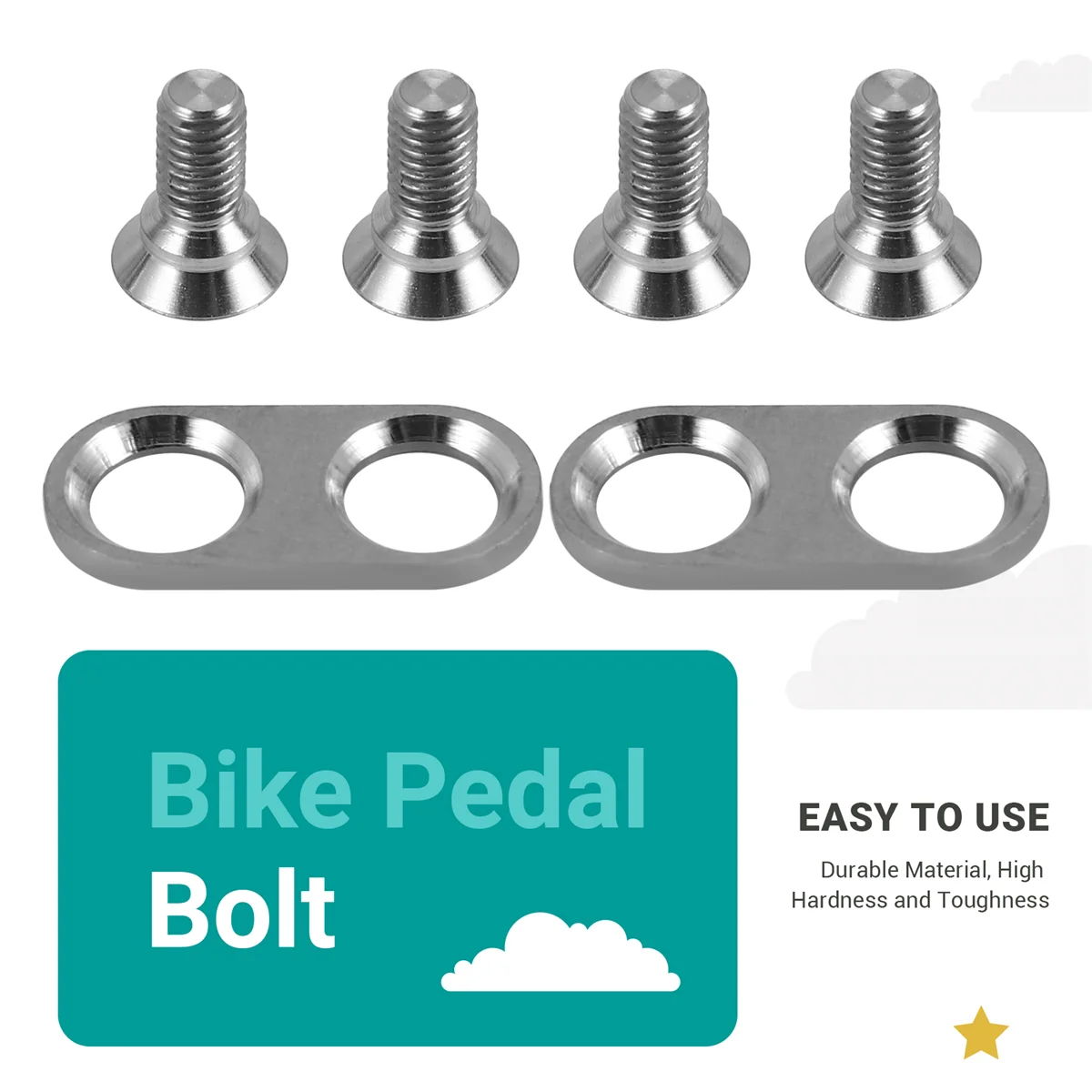 SMIEA Titanium Pedal Cleat Bolt for Shimano SPD M980 M985 M780 M785 M540 M545 M520 M424