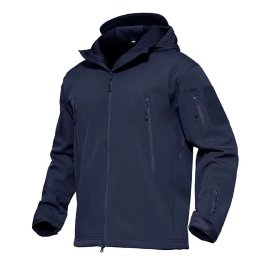 

MAGCOMSEN Men's Jacket Tactical Performance Waterproof Softshell Jackets Fleece Lined Ski Snow Winter Windbreaker