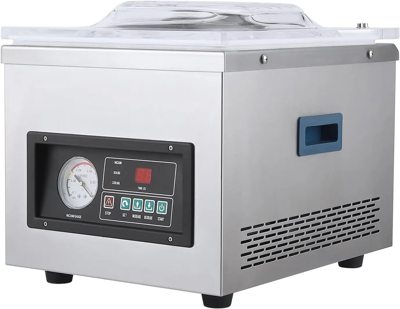 Chamber Vacuum Sealer Machine, 10.2 Inch, 6.5 M³/H Pump Rate, Automatic Control For Excellent Sealing Effect - Stainless Steel