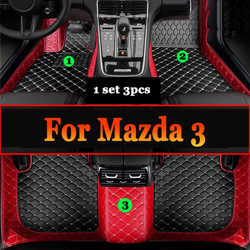 

Car floor mats for mazda 3 2010 2011 2012 2013 Custom Auto Foot Pads Automobile Carpet Cover Interior Accessories