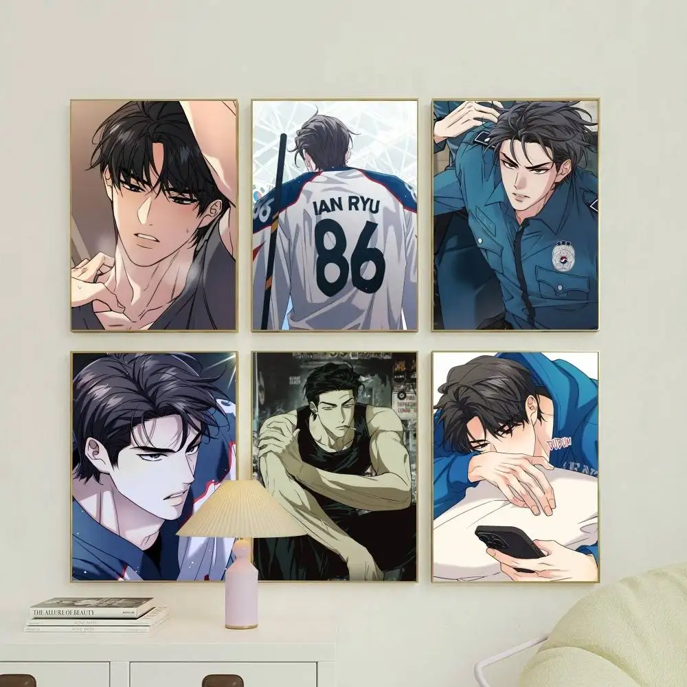1 Stück BL Anime Hot M-Melting P-Point Poster Aufkleber Druck Wasserfeste Wandkunst für Wohnzimmer Schlafzimmer Heimdekoration