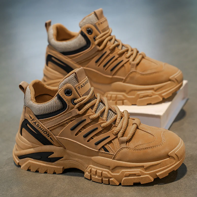 Stylish Daily Sports Shoes Cold Resistant Warm Inner, Water Repellent Design Tough Wear Proof for Casual Street Matching