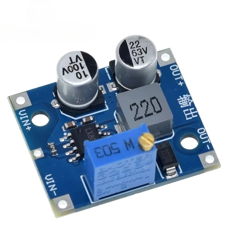 1/3PCS LX8015 DC Adjustable Voltage Reduction Power Supply Module Input 5-80VDC-DC Power Converter, Via XL7015