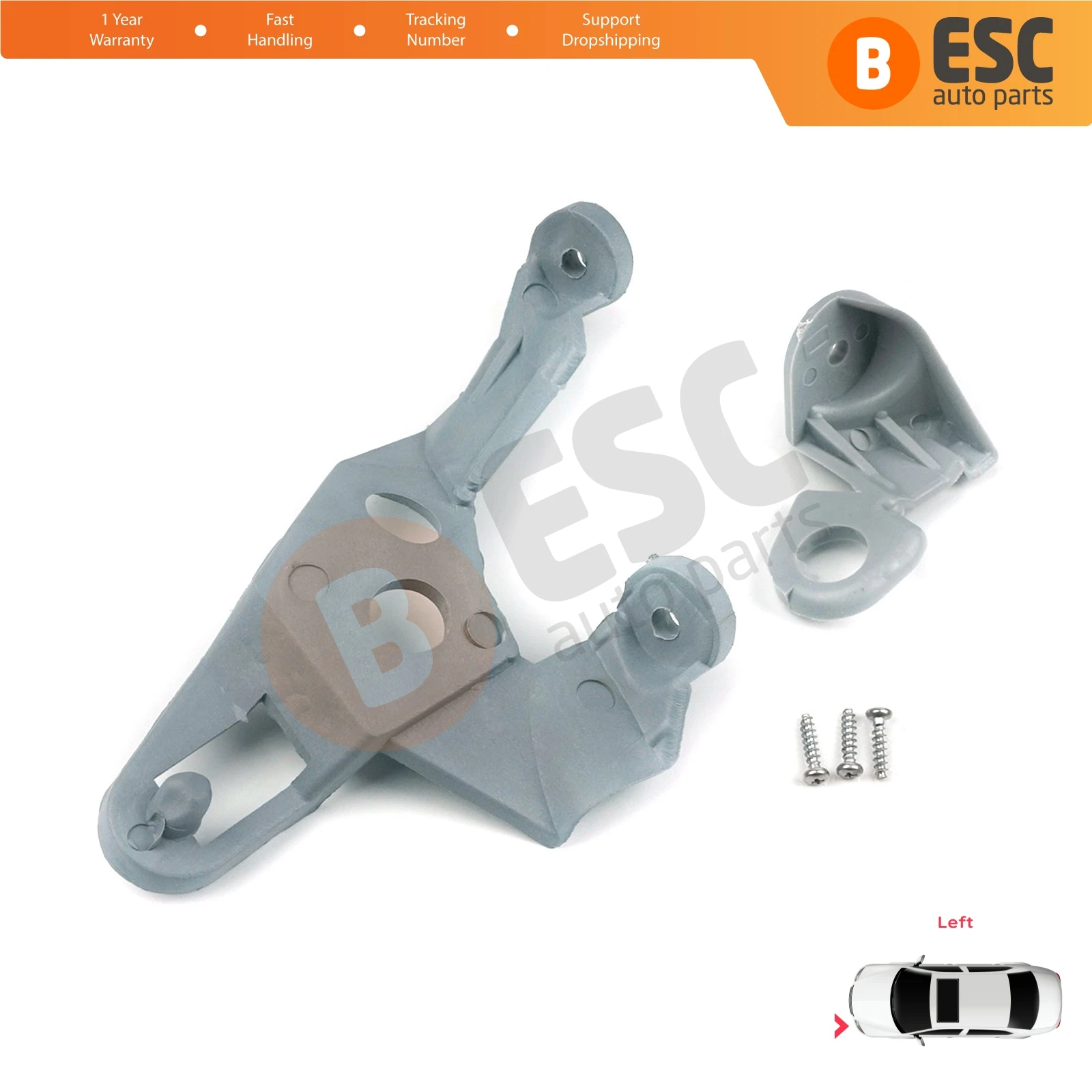 EHL534 Headlight Holder Mount Repair Bracket Tab Left for Toyota Corolla MK9 E120 E130 Fielder Allex Runx 2000-2006 811701E480