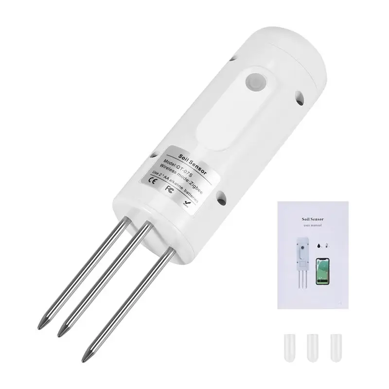

ABHZ-Tuya Zigbee Wireless Soil Moisture Meter Temperature Humidity Tester IP67 Waterproof For Garden