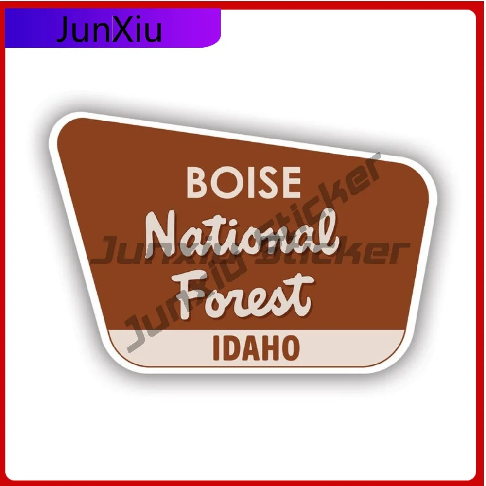 

Stylish Classic Boise National Forest Idaho Id Sticker Uv Protected Decalsidaho Explore Hike Hiking Travel Camp Camping Car
