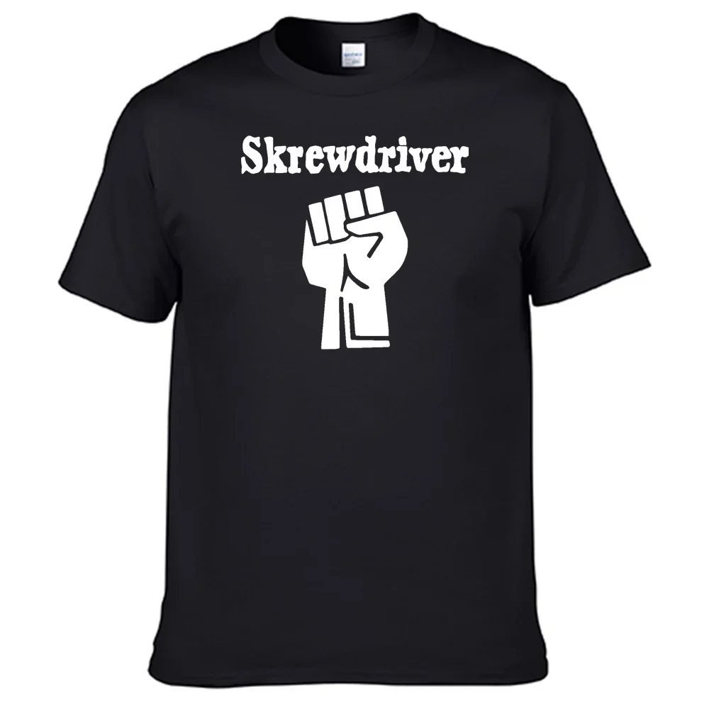 Band Skrewdrivers T Shirt 100% Cotton Men Shirt N016