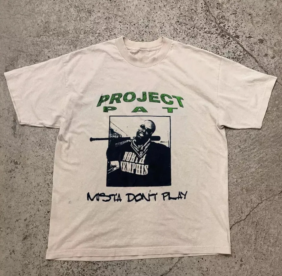 Project Pat Mista Don't Play Three Six Mafia T Shirt Full Size S-5XL MC1543