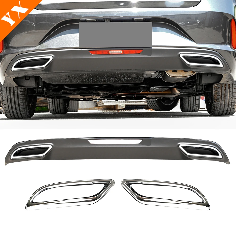 For Changan EADO plus Accessories 2023-2024 Car Original Rear Bumper Lower Guard Plate Lower Body Matte Black Protective Rod