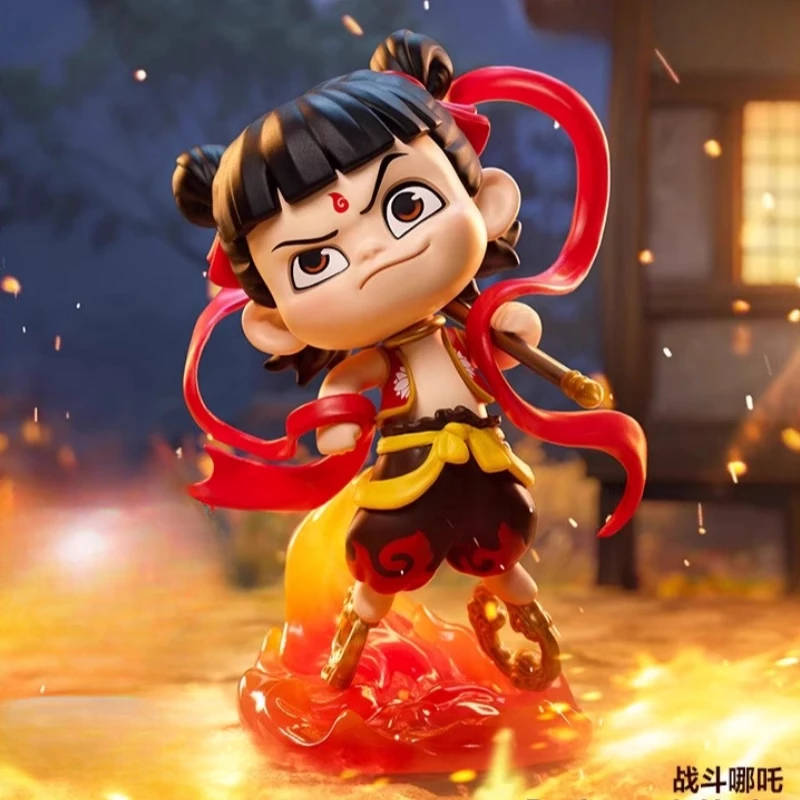 

FOR POPMART POP MART Nezha's devil child is a natural fetter series figure