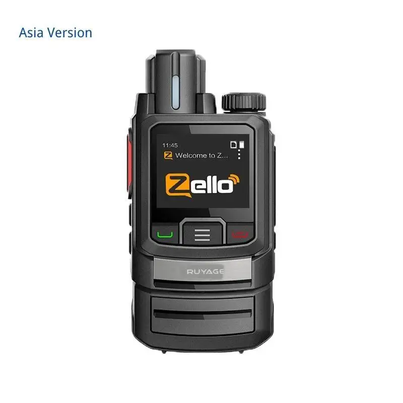 Top ZL20 Zello Walkie Talkie, 4g Radio with Sim Card, WiFi, Bluetooth, Long Range, Professional Powerful Two Way Radio, 100km