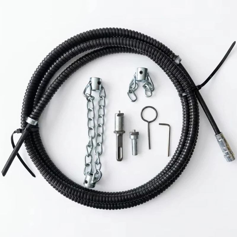 

2026 New Electric Drill Drain Cleaner Spring with Extension Sewer Pipe Dredger Cleaning Spring Home Plumbing Sink Pipe Tools