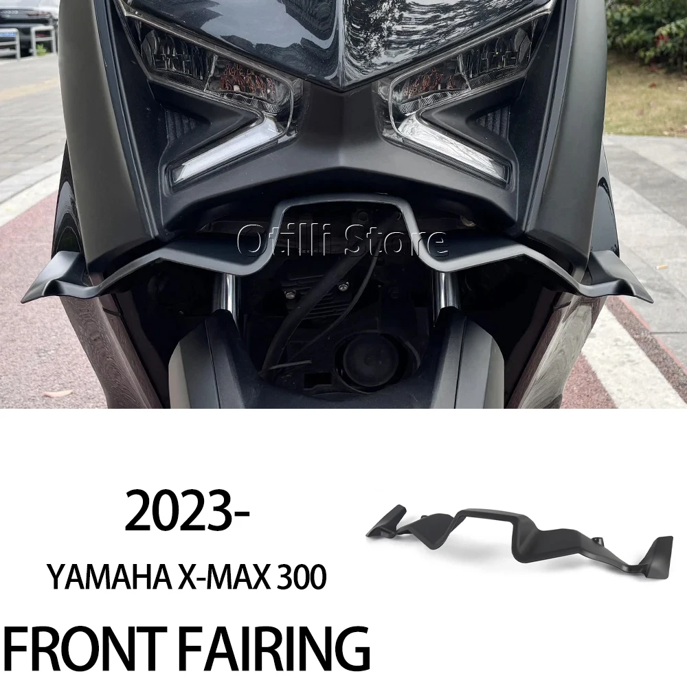 

For Yamaha X-MAX 300 X-MAX XMAX 300 XMAX300 Front Spoiler Downforce Winglets Fairing Aerodynamic Beak Nose Cone Extension Cowl