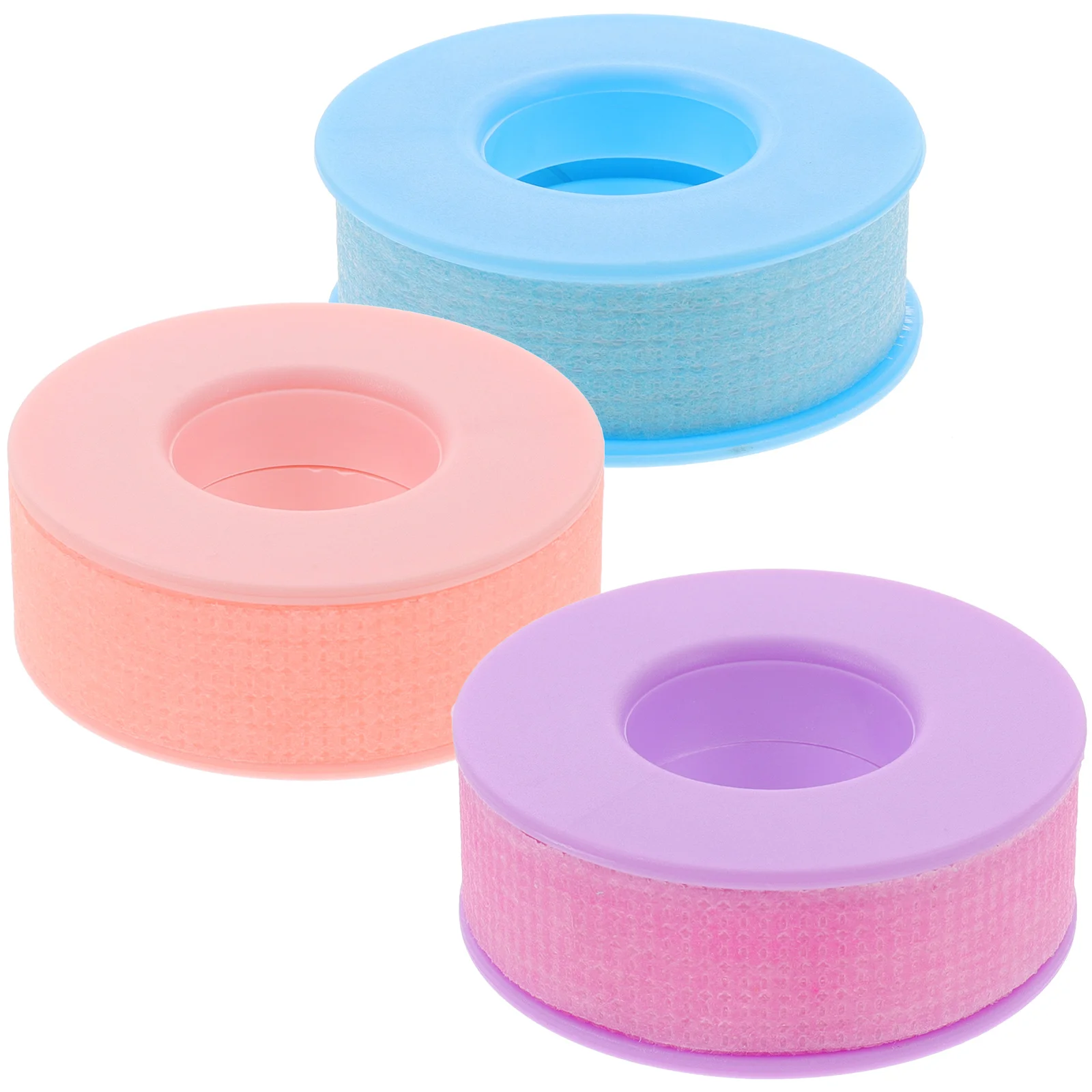 

3 Rolls Eyelash Extension Tape Non-Woven Silicone Gel Breathable Comfortable Skin Friendly Lash Tape for Eye Isolation and