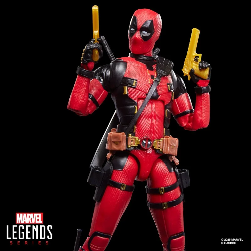 En stock, Hasbro MARVEL LEGENDS Deadpool 3 Movie Edition, figura articulada de 6 pulgadas, coleccionable