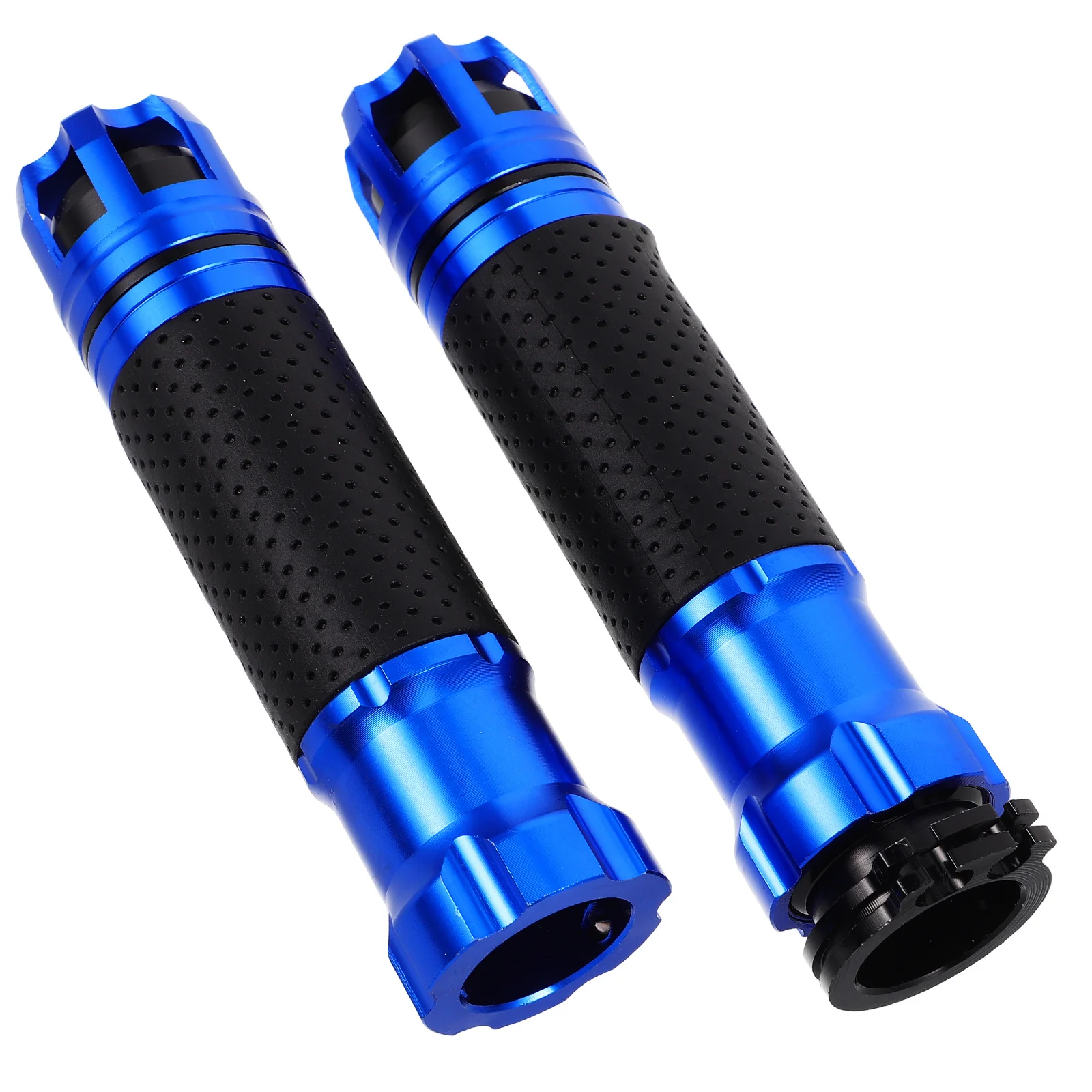 

2 pcs Motorcycle Handlebar Grips Aluminum Alloy Anti-Slip Ergonomic Replacement For Handle Grips Throttle Assist Dirt Bike