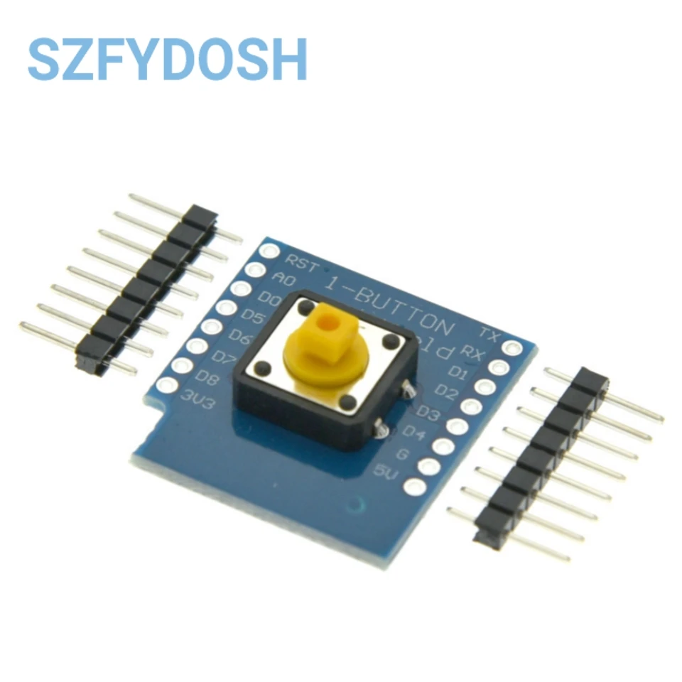 One Button Shield For WeMos D1 Mini Button For Wemos Diy Electronic PCB Board D1 Mini Button Module With Pin