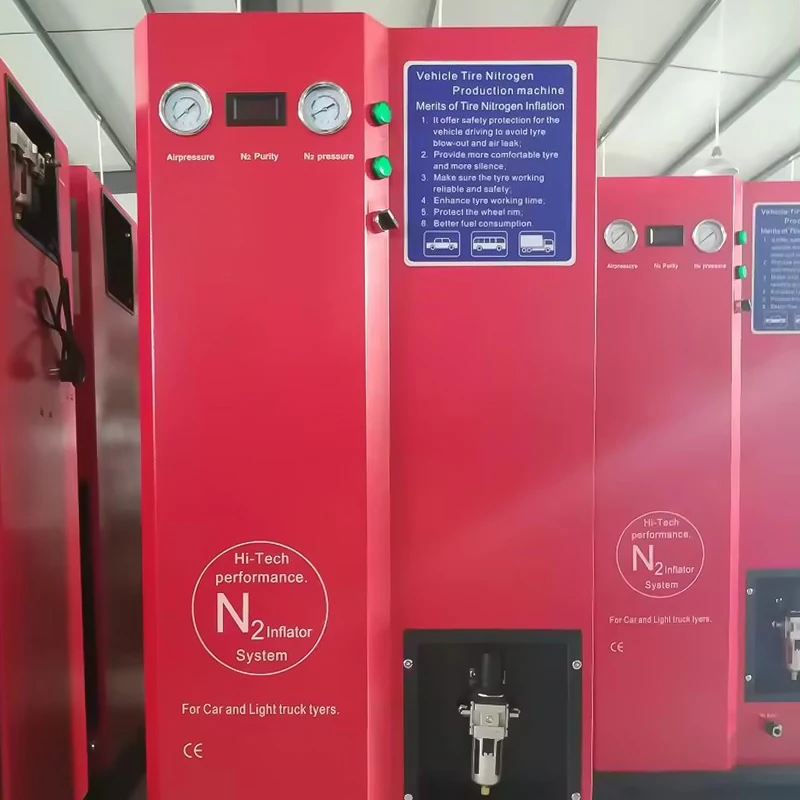 Fully Automatic Tire Inflator Nitrogen Charger Device Vacuum Extraction And Maintenance Tool Tire Nitrogen Machine