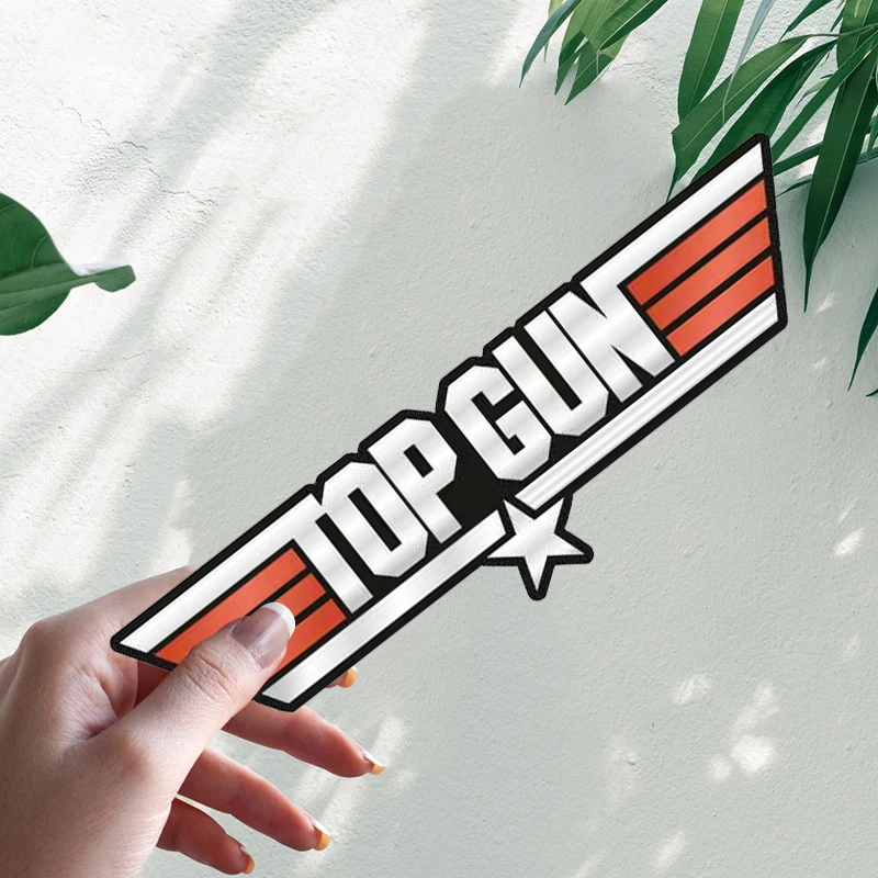 

For Top Gun Interesting Car Stickers Motorcycle Vinyl Decal Waterproof Windshield Auto Accessories #S90142