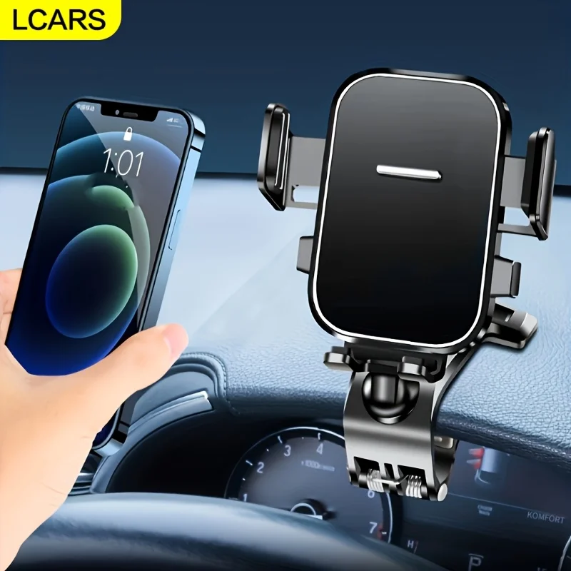 Lcars Auto-Handyhalterung, Armaturenbrett-Handyhalterung, Navigation und Unterhaltung Spezieller Faltbarer Verstellbarer Auto-Innenraum-Zubehör