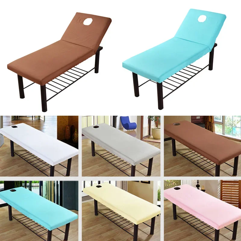 1PC Massage Bed Cover SPA Fitted Sheet Beauty Salon Massage Bedsheet Multi Colors