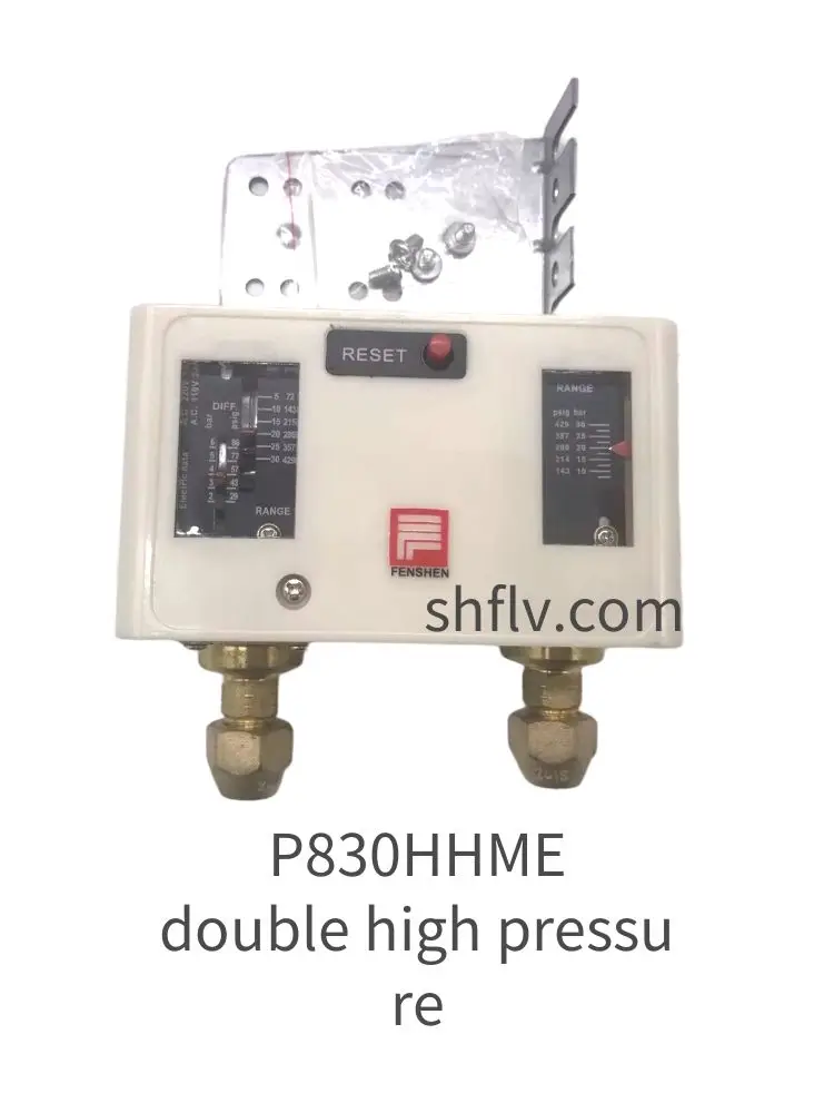 เย็นหน่วยความดันสวิทช์รีเลย์ P830HME P830E P830HLME P830HHME ด้วยตนเองหรืออัตโนมัติ Dual Pressure