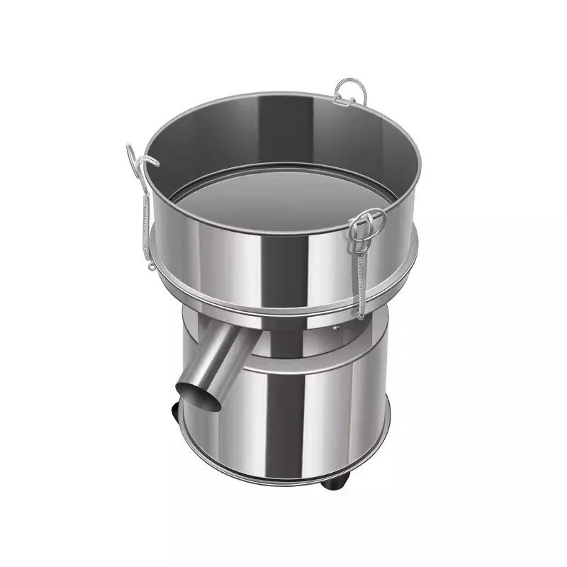 GrinderStainless Steel Vibrating Sieve Machine – Electric Powder Sifter for Flour, Herbs, Spray Paint, Lab/Home/Industrial Use