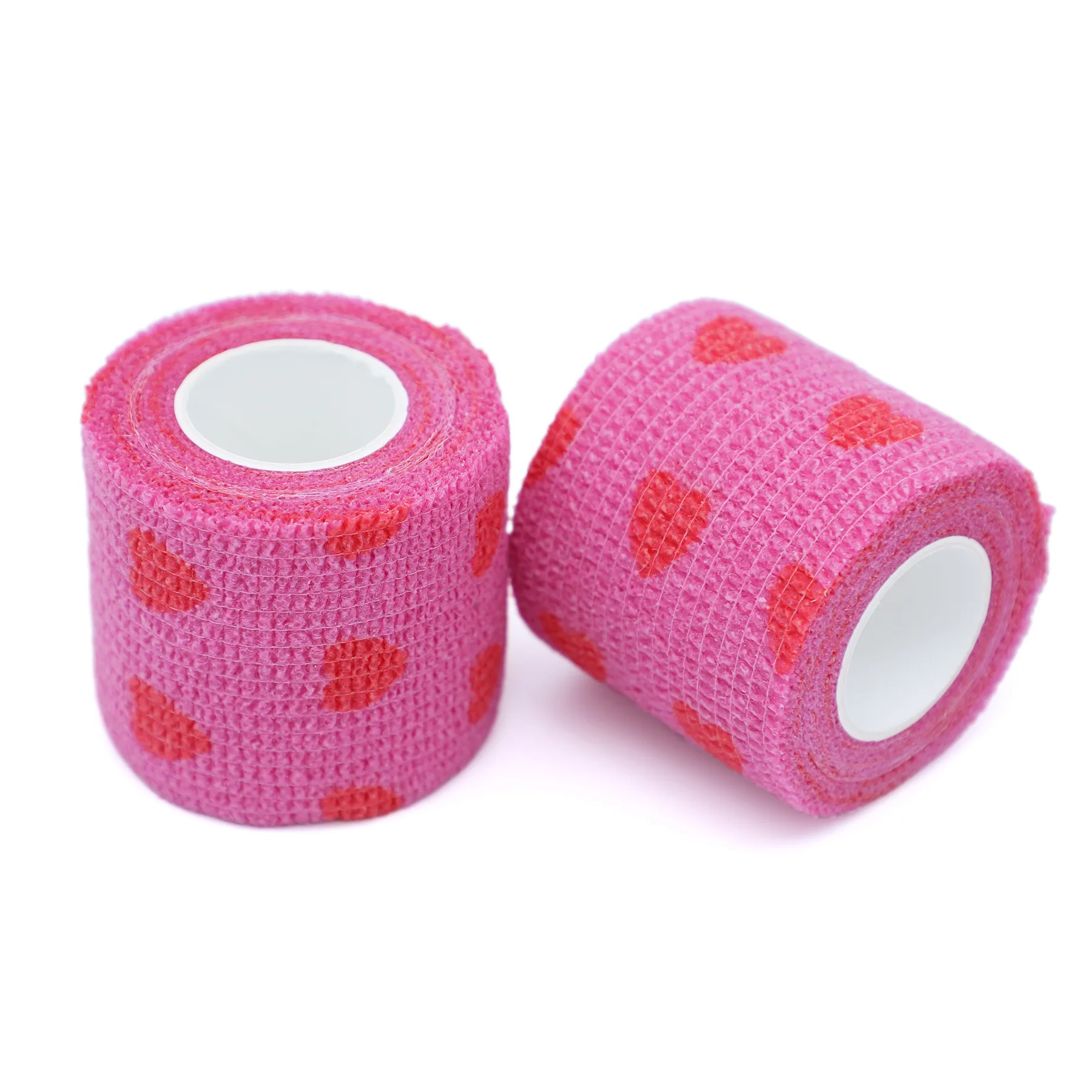 6pcs 5 cm X 4.5 M Colorful Sport Self-Adhering Bandage Animal Bandage Hand Tearing Waterproof Elastic Bandage for tattoo Pets