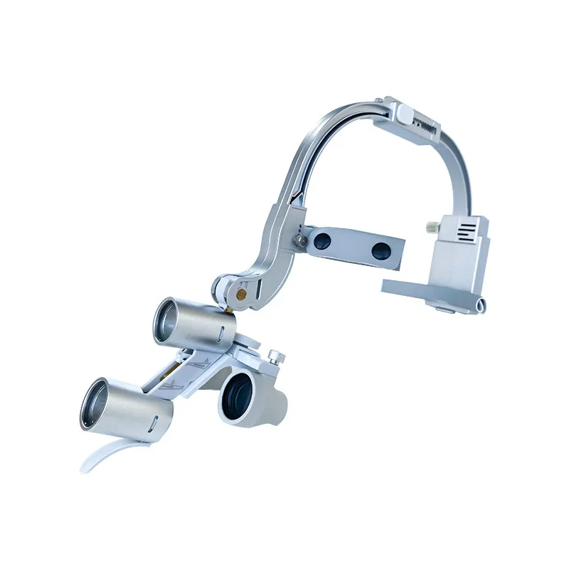 

Niceden Dental Magnifying Glass Head-mounted Oral ENT Surgical Examination Double Light