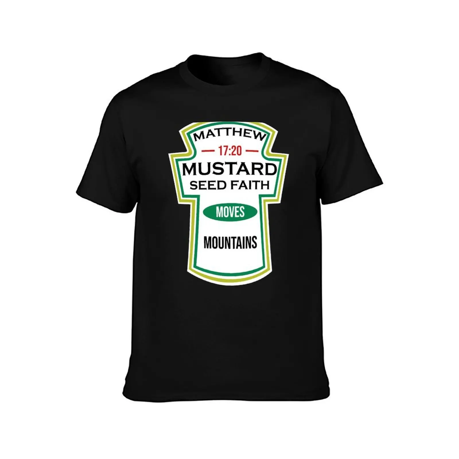 Christian Parody Tee Mustard Seed Faith Condiments T-Shirt Christmas Theme Tee Top T-Shirt
