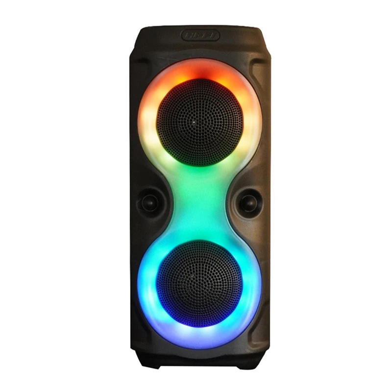 

Hot Wireless Bluetooth Speaker Outdoor Portable Colorful Home Desktop High Volume Subwoofer Bass Speaker For Family Karaoke