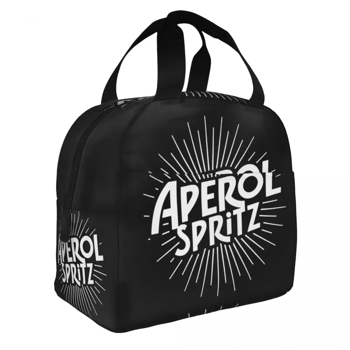 Cocktail Alcohol Drink Insulated Lunch Bag Cooler Bag Lunch Container Aperols Spritz Tote Lunch Box Girl Boy College Travel