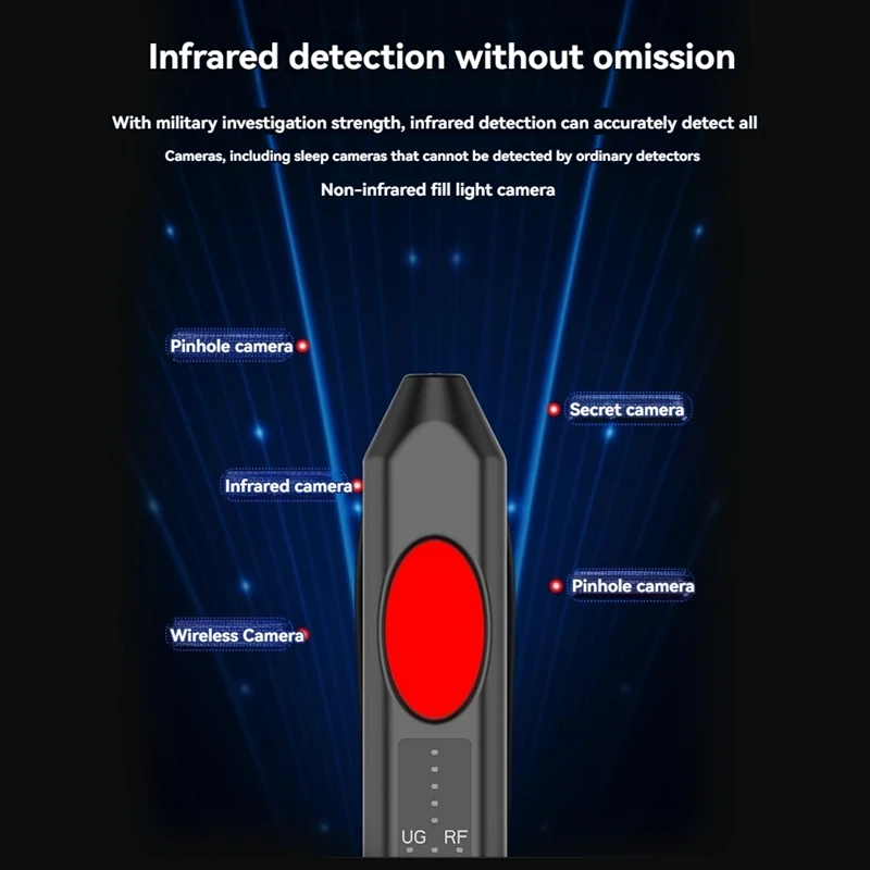 Detector Protection Alarm Mini Wireless RF Signal Detect Wireless Signal Scanner For Home Office Travel