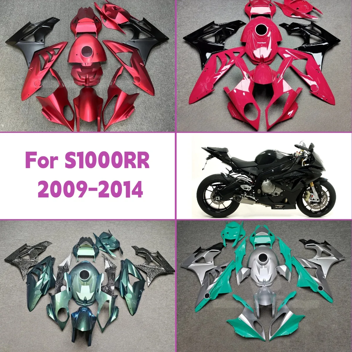 

Injection Fairings for 2009-2014 BMW S1000RR Hot Style ABS Plastic Fairing Kit Perfect Fit 09-14 S 1000RR