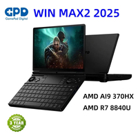 Neu eingetroffen! GPD 2025 WIN Max 2 64 GB 32 GB RAM 1 TB 2 TB SSD AMD 8840U AI9 HX370 Gaming Laptop Mini PC Notebook LPDDR 5