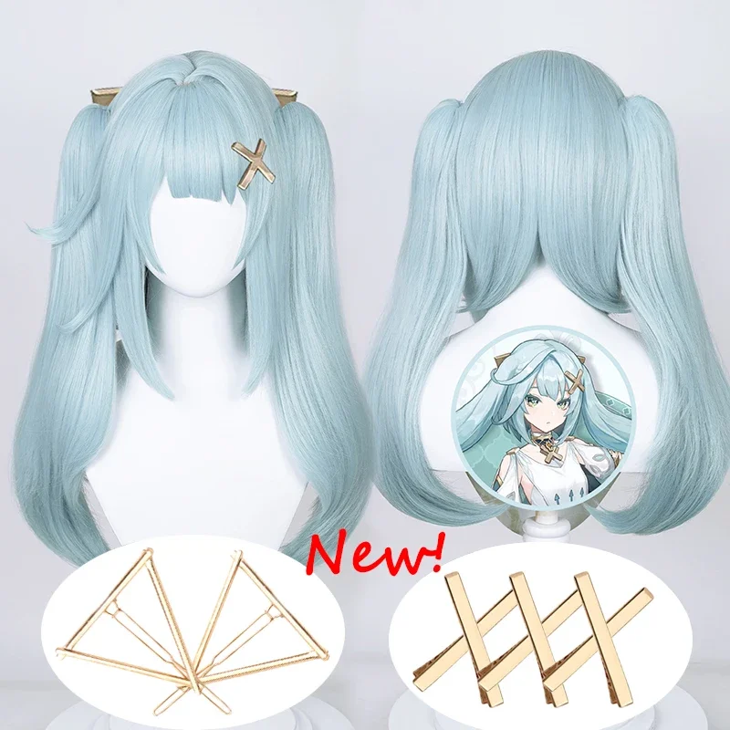 MN1 原神ファルザンコスプレウィッグ耐熱合成模擬頭皮ファルザンコスプレウィッグとグラデーションカラー Pon8/yG