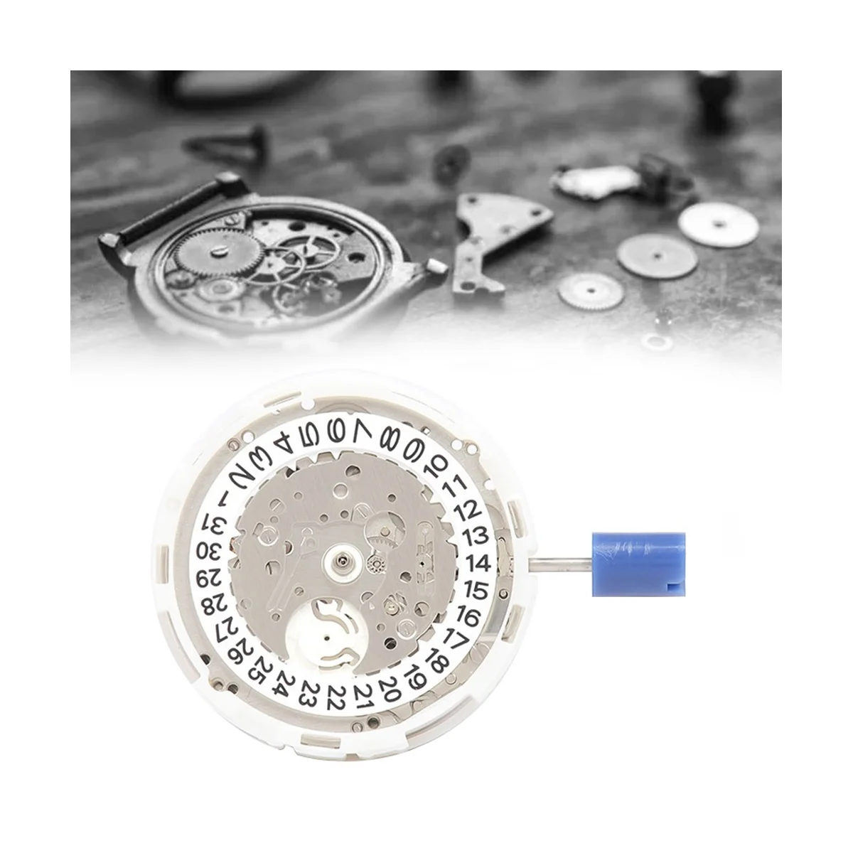 YN55 Watch Movement with Handle YN55A Single Calendar High-Precision Automatic Mechanical Watch Movement Replacement