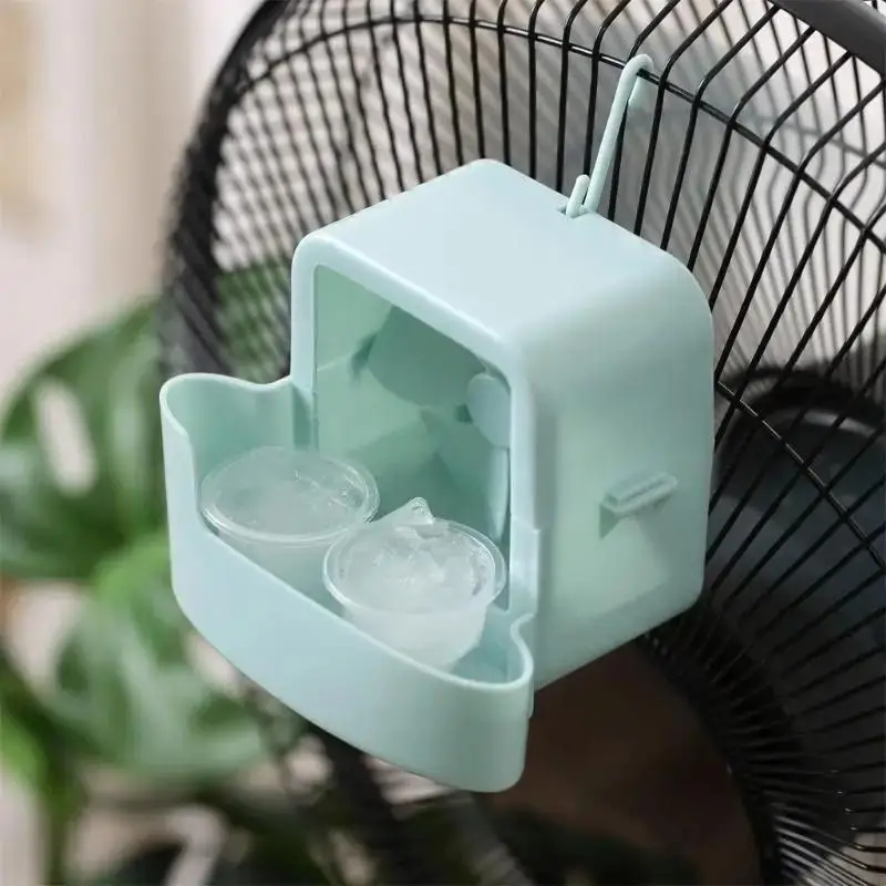 1Set Efficient And Portable Cooling Box, Made Of PP Material, Improves Fan Efficiency, Suitable For Outdoor Use In Home Offices