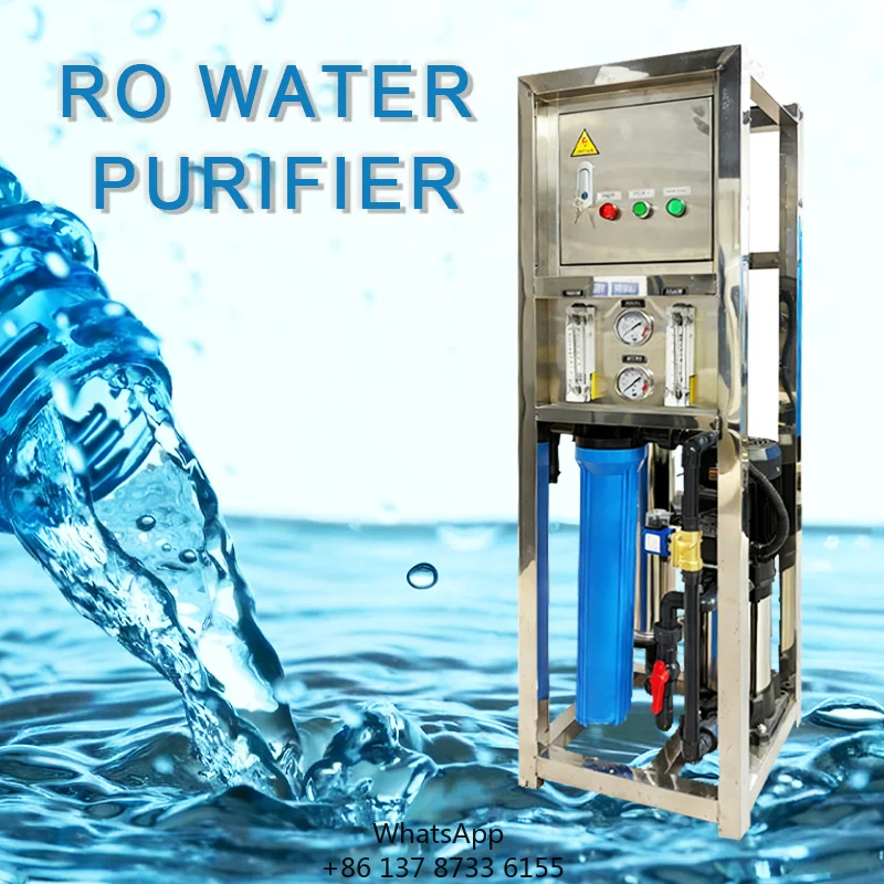 Household Whole-house Reverse Osmosis (RO) Water Filtration System With Well Water And Tap Water Inlet And Stainless Steel Frame