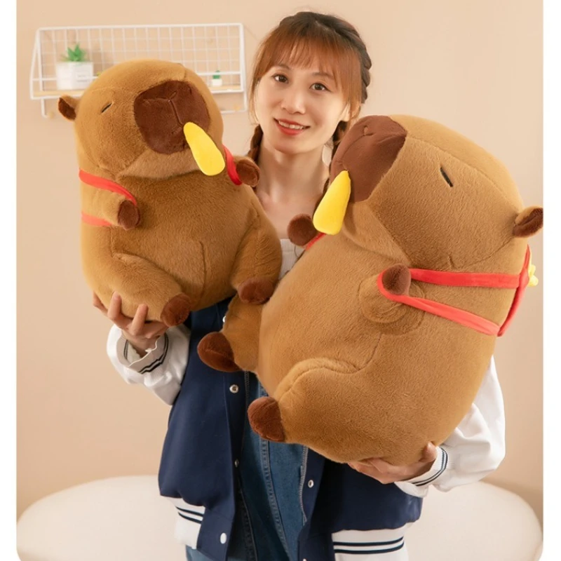 1 لطيف البطاطس المقلية على ظهره دولفين ألعاب من نسيج مخملي أفخم الحيوان أفخم دمية لعبة أطفال هدية عيد ميلاد على ظهره لعبة الدب هدية محظوظة