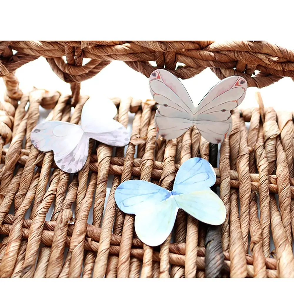 4pcs Beautiful Magnetic Bookmark Portable Butterfly Shape 4pcs/Pack Reading Tool Retro Office Supplies Gifts