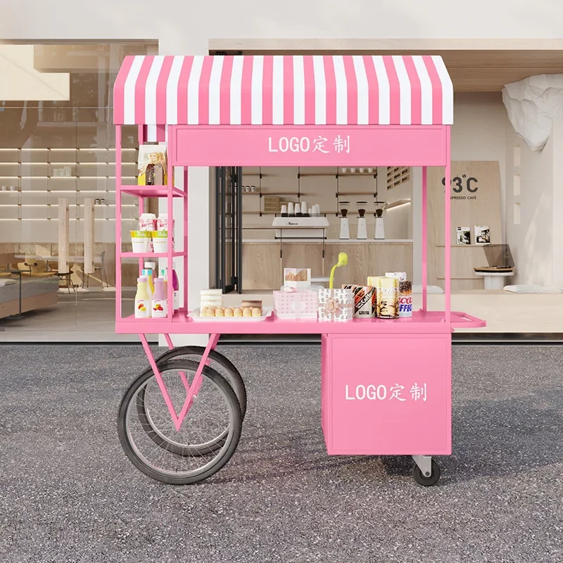 Multi-functional night market small food truck, scenic spot, mobile stall car, playground cart, pedestrian street, promotional